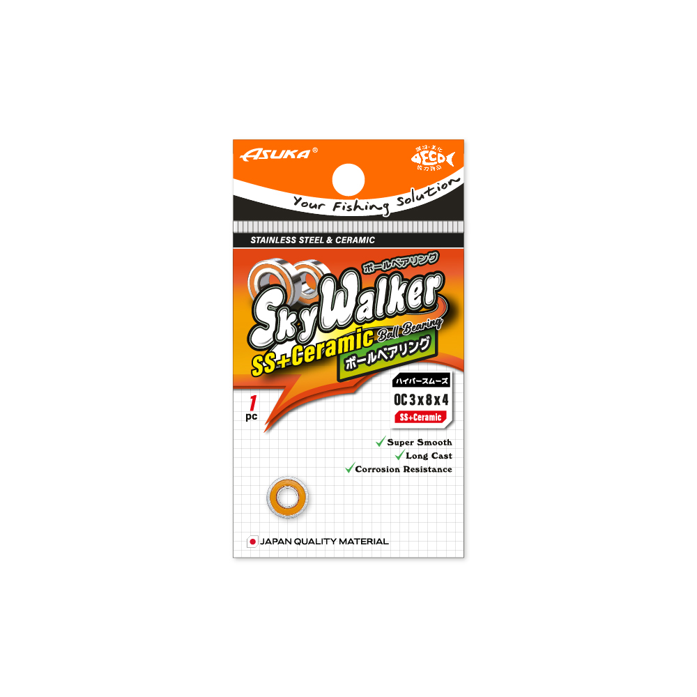 Asuka Fishing  | Asuka Sky Walker Stainless Steel & Ceramic Ball Bearing