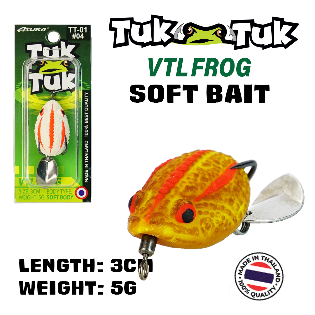 Asuka Fishing  | Asuka Tuktuk Thailand VTL Frog 3.0CM/5.0G TT01